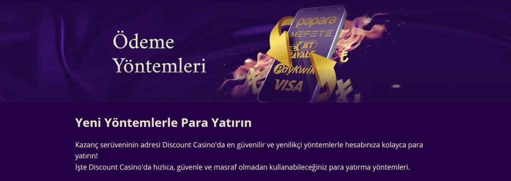 Discount Casino Papel ve Popypara Yöntemi Burada