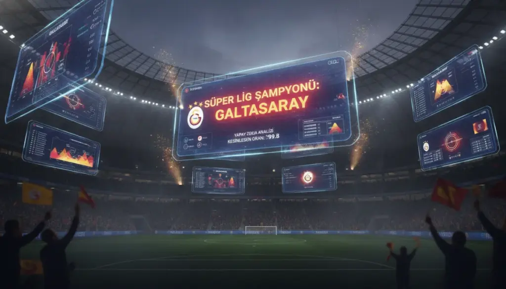 Yapay Zekâ Süper Lig’de Zirve Hesabını Galatasaray’a Yazdı